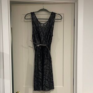 Express Black Lace Mini Dress